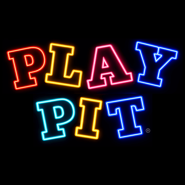 Play Pit — neon sign logo